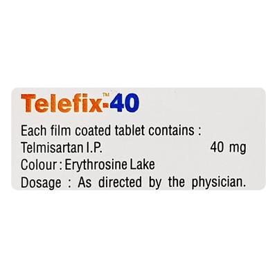 TELEFIX 40 Tablet 10's - Hypertension-Ang
