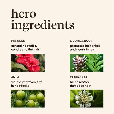 Inde Wild champi hair oil with bhringraj, brahmi, amla for regrowth, hairfall and dandruff 50 ml - Hair Oils