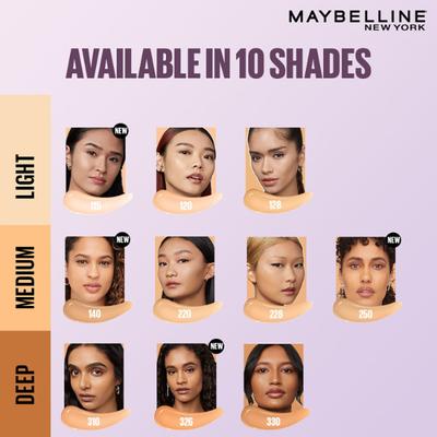 Maybelline New York Super Stay Lumi Matte Liquid Foundation, 30HR Long Lasting, 128 18 ml - Foundation
