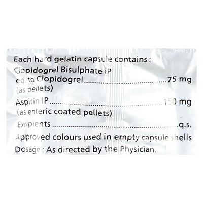 CLOPICAN A 75/150 Capsule 10's - Blood Clot-Ant