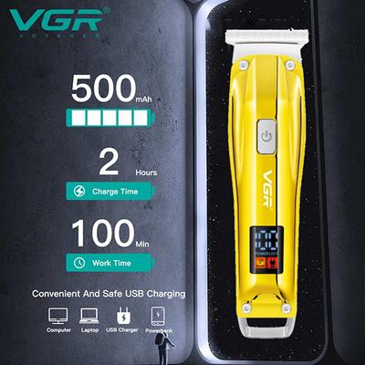 VGR V-956 Trimmer 100 min Runtime 3 Length Settings (Gold) 1's - Trimmers