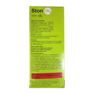 STON 1 B6 DELICIOUS PINEAPPLE FLAVOUR Oral Solution 450ml - Kidney Disease/Stones-Uri