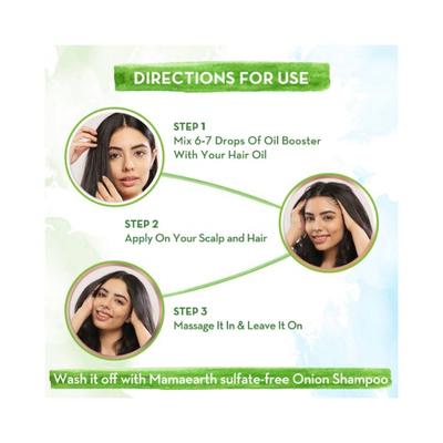 Mamaearth Onion Hair Oil Booster for Men with Onion and Redensyl for Hair Fall Control 30 ml - Hair Oils