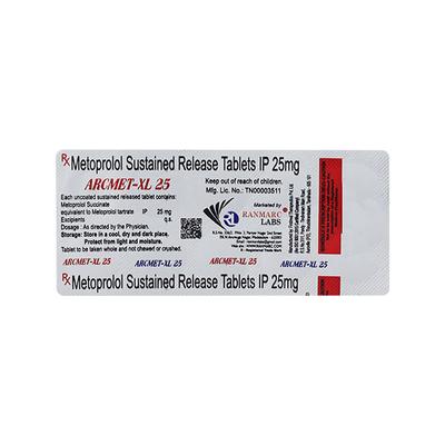 ARCMET XL 25mg Tablet 10's - Hypertension-Bet