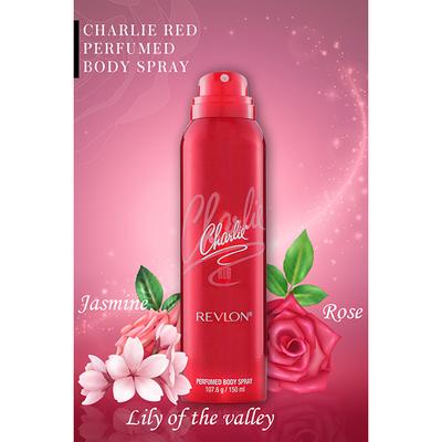 Revlon Charlie Redeau Fraiche Natural Spray + Revlon Charlie Redperfumed Body Spray Combo Pack 250 Ml - Deodorants/Roll-Ons