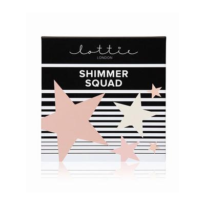 Lottie London SHIMMER SQUAD- POWDER HIGHLIGHTER QUAD- POWDER HIGHLIGHTER QUAD 1's - Highlighters & Illuminators