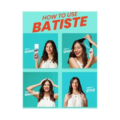 Batiste Dry Shampoo LOVE IS LOVE 200 ml - Dry Shampoos & Conditioners