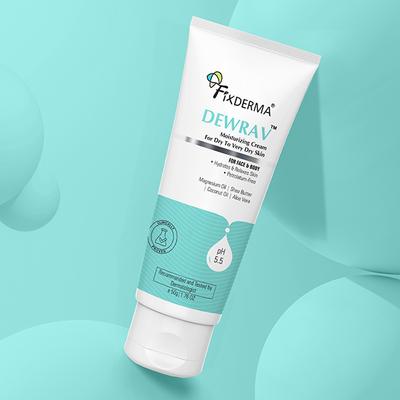 Fixderma Dewrav Moisturizing Cream for Face & Body, Deeply Hydrates, For Dry to Very Dry Skin 50 g - Face Moisturizers