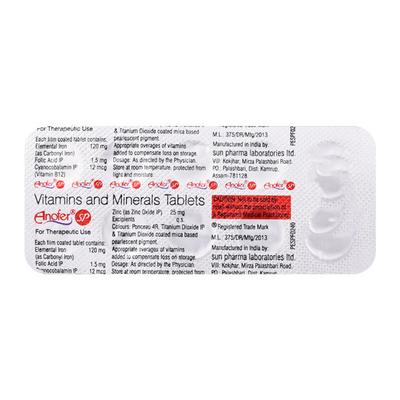 Anofer SP Tablet 10'S - Iron Supplement/Anaemia-Vma