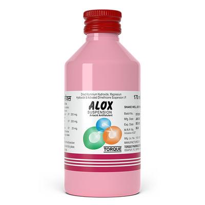 Alox Suspension 170ml - Ulcer/Reflux/Flatulence-Aaa