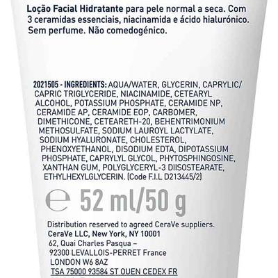CeraVe AM Facial Moisturising Lotion - Normal to Dry Skin 52 ml - Face Wash & Cleansers