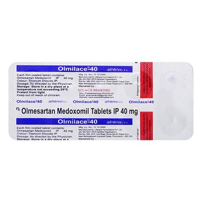 OLMILACE 40 Tablet 10's - Hypertension-Ang