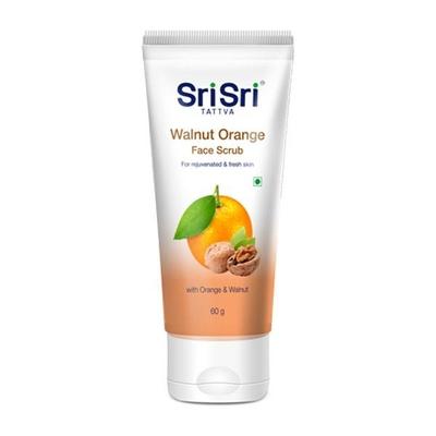 Sri Sri Tattva Walnut Orange Face Scrub 60 gm - Face Scrubs