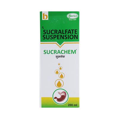 SUCRACHEM Suspension 200ml - Ulcer/Reflux/Flatulence-Aaa