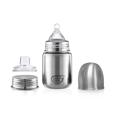 Buddsbuddy Premium Stainless Steel 3 in 1 Bottle 200 ml - Feeding & Nursing
