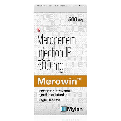 Merowin 500mg Injection 1'S - Bacterial Infections-OAB