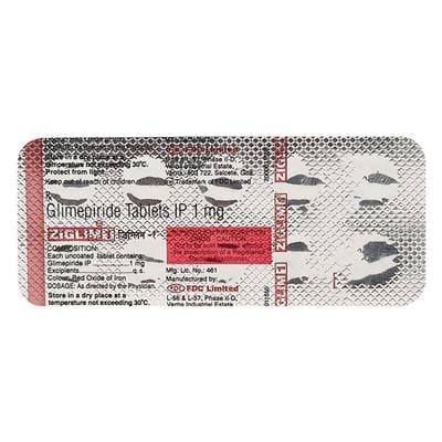 Ziglim 1mg Tablet 10'S - Diabetes-Ant