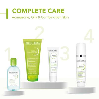 Bioderma Sebium Gel Moussant Actif Foaming Gel 200 ml - Face Gels