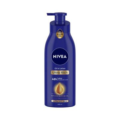 Nivea Body Lotion for Extremely Dry Skin, Oil in Lotion Ultra Rich 400 ml - Lotions & Creams