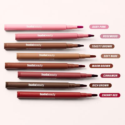 HUDA BEAUTY Lip Contour Stain Toasty Brown 1 ml - Lip Stains & Tints