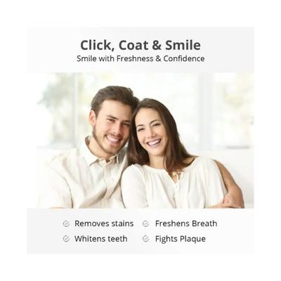 Protouch Pearl White Drops, Teeth Whitening Pen Gel, Whiter Teeth & Fresher Breath for a Brighter Smile on-the-go, Enamel Safe 2.8ml - Tooth Powder