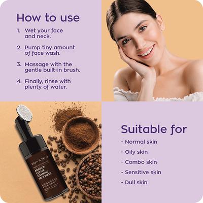 Zayn & Myza Arabica Coffee Foaming Face Wash 100 ml - Scrubs & Exfoliants