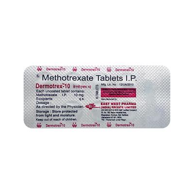 Dermotrex 10mg Tablet 10'S - Cancer Oncology-Cyt
