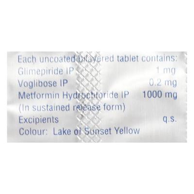 VOLIX TRIO DS 1 Tablet 10's - Diabetes-Ant