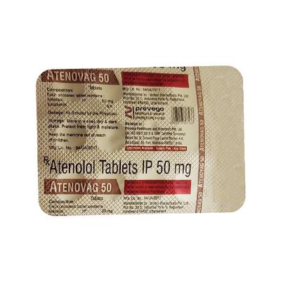 ATENOVAG 50 Tablet 14's - Hypertension-Bet