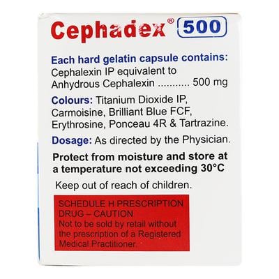 Cephadex 500mg Capsule 10'S - Bacterial Infections-Cep
