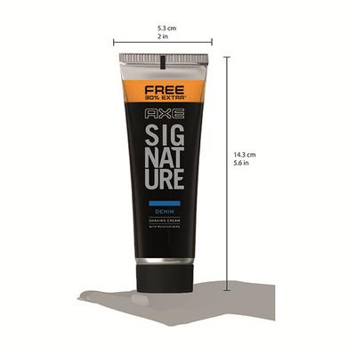 Axe Denim Lather Shaving Cream 60gm+18gm 1's - Shaving Creams