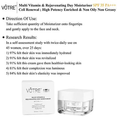 Votre Multi Vitamin & Rejuvenating Day Gel SPF 35 Pa 50 gm - Face Moisturizers