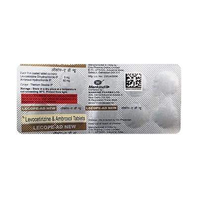 LECOPE AD NEW Tablet 10's - Cough And Cold-Cou