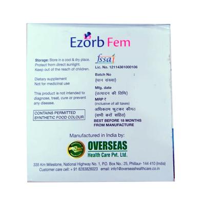 EZORB FEM Tablet 15's - Supplements-Cal
