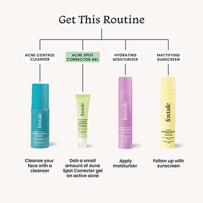 Foxtale One Zit Wonder Acne Spot Corrector Gel for Pimples 15 ml - Face Creams