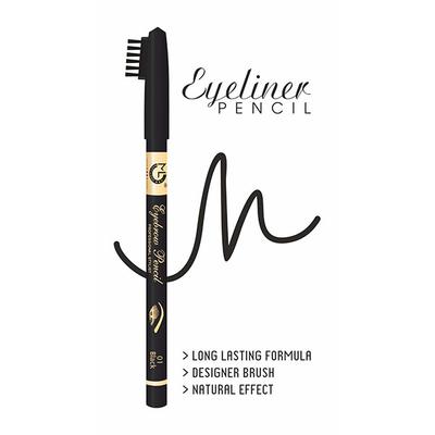 Matt Look Eyebrow Pencil Long Lasting Formula Professional Stylist, Black 1.2 gm - Eyebrow Pencils & Enhancers