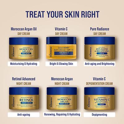 St.Botanica Vitamin C, E & Hyaluronic Acid Brightening Night Cream 50 gm - Night Cream