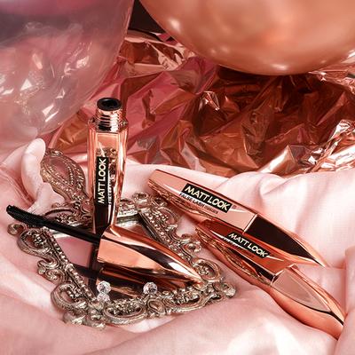 Matt Look Curl and Volume Waterproof False Lash Mascara, Black, MC-09, 12ml - Mascaras