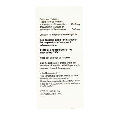 Revotaz 4.5gm Injection 1'S - Bacterial Infections-Pen