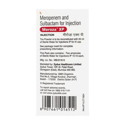 Meroza XP Injection 1'S - Bacterial Infections-OBL