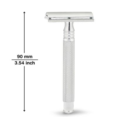 Hajamat Spade Safety Razor, Ultra High Grade Stainless Steel 304, Chrome Finish 1's - Razors & Cartridges