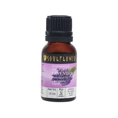 Soulflower Essential Oil - Lavender 15 ml (N) - Lotions & Creams