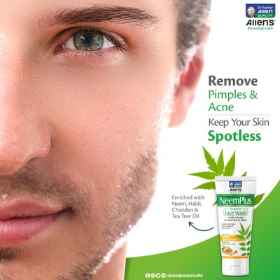Allen Neem Plus Face Wash 100 ml (Pack Of 2) 1's - Personal Care (Ayush)