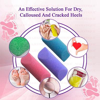 Majestique Spongeables Pedi Scrub Foot Buffer 1's - Callus Shavers & Stones