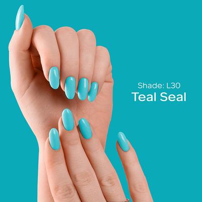 Faces Canada Ultime Pro Splash Luxe Nail Enamel - Teal Seal (L30) 12 ml - Nail Polish