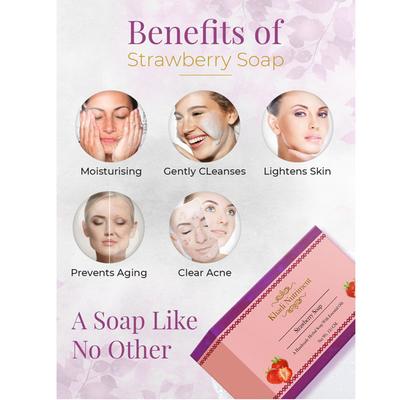 Nutriment, Khadi Nutriment Strawberry Soap 125 gm - Soaps