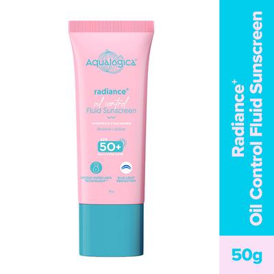 Aqualogica Radiance+ Oil Control Fluid Sunscreen for Oily Skin 50 gm - Body Sunscreen