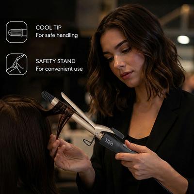 VEGA Professional Pro Cera Curls 25mm Barrel Hair Curler, (VPMCT-04) 1's - Rollers & Curlers