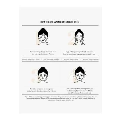 AMINU The multitalented - Overnight Peel 10 ml - Masks & Peels