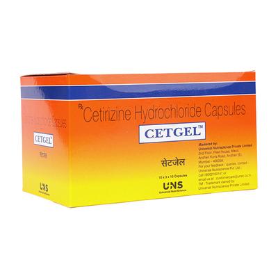 Cetgel Capsule 10'S - Allergies-Ant